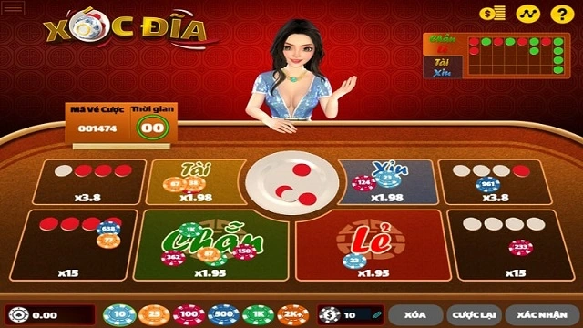 Trò Xóc Đĩa Điện Tử tại Vegas79